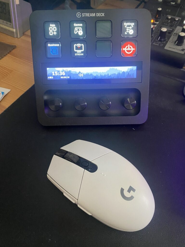 Stream Deck +とマウスの比較